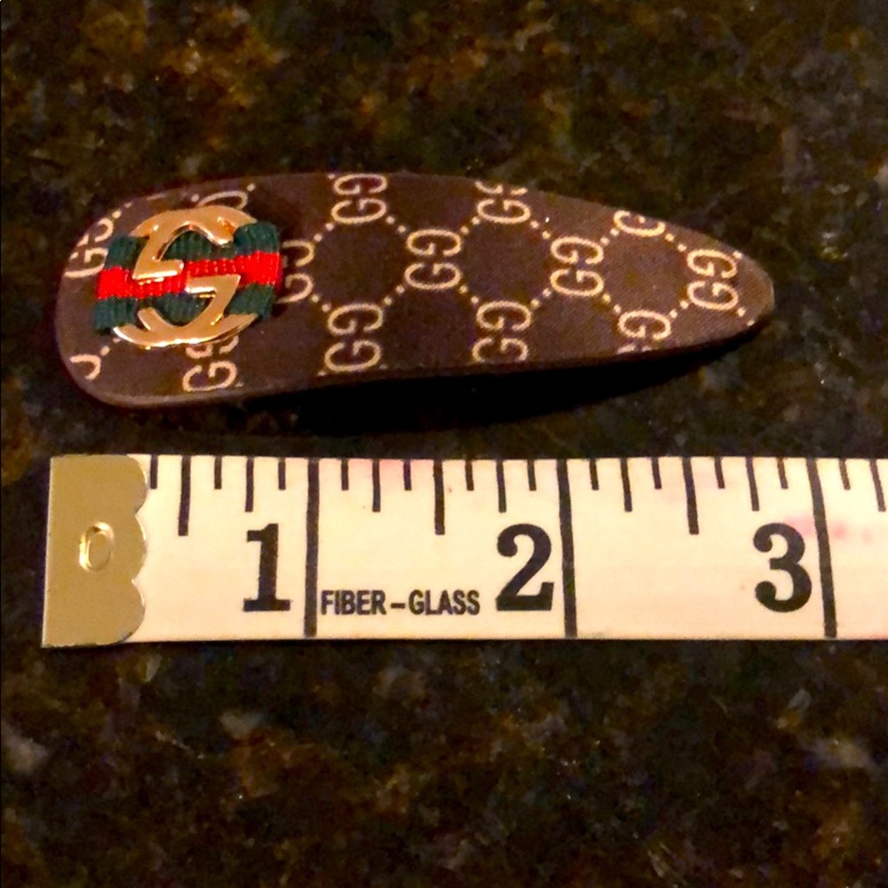 Designer Inspired Oval hair clip